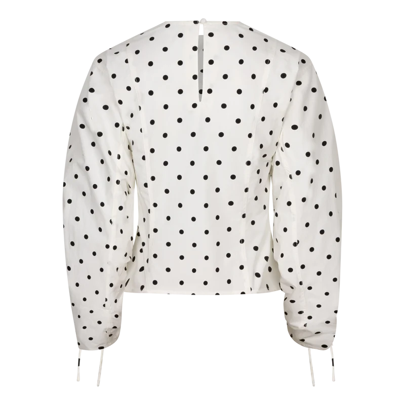 Meryl Long Sleeve in Polka Dot