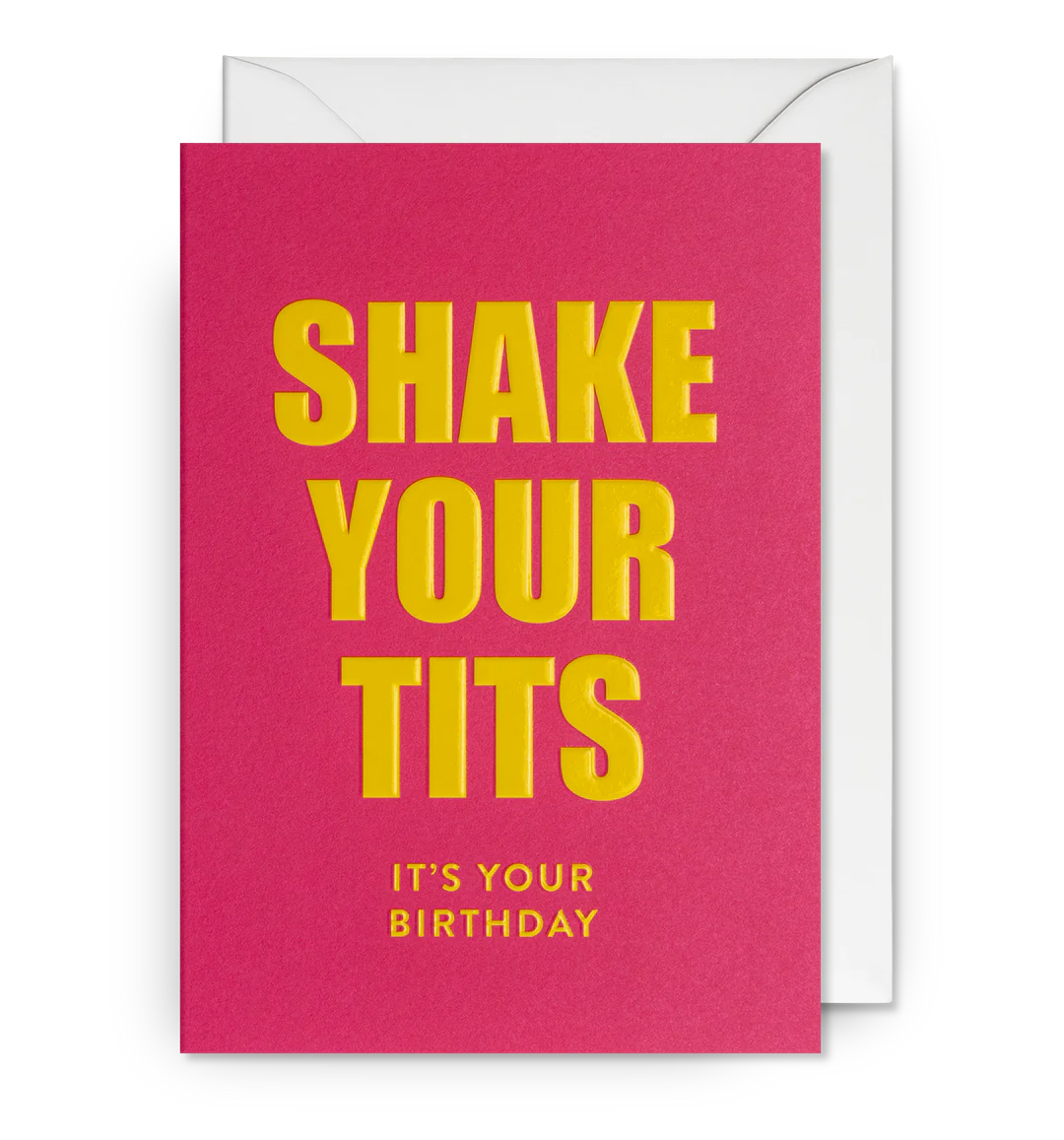 Shake Your Tits Bright Birthday Card