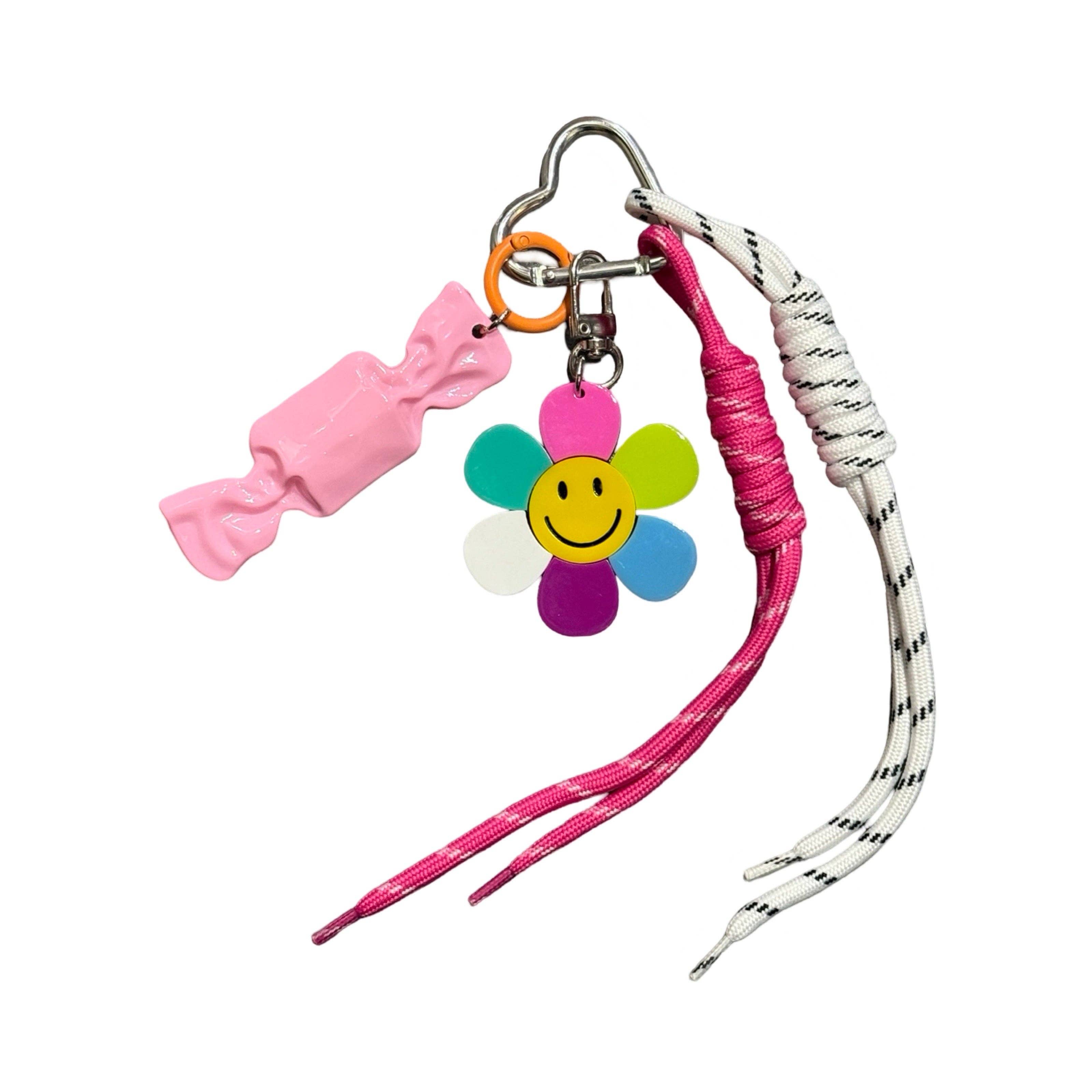 Lucky Loop Taschen- und Schlüsselanhänger Blümchen