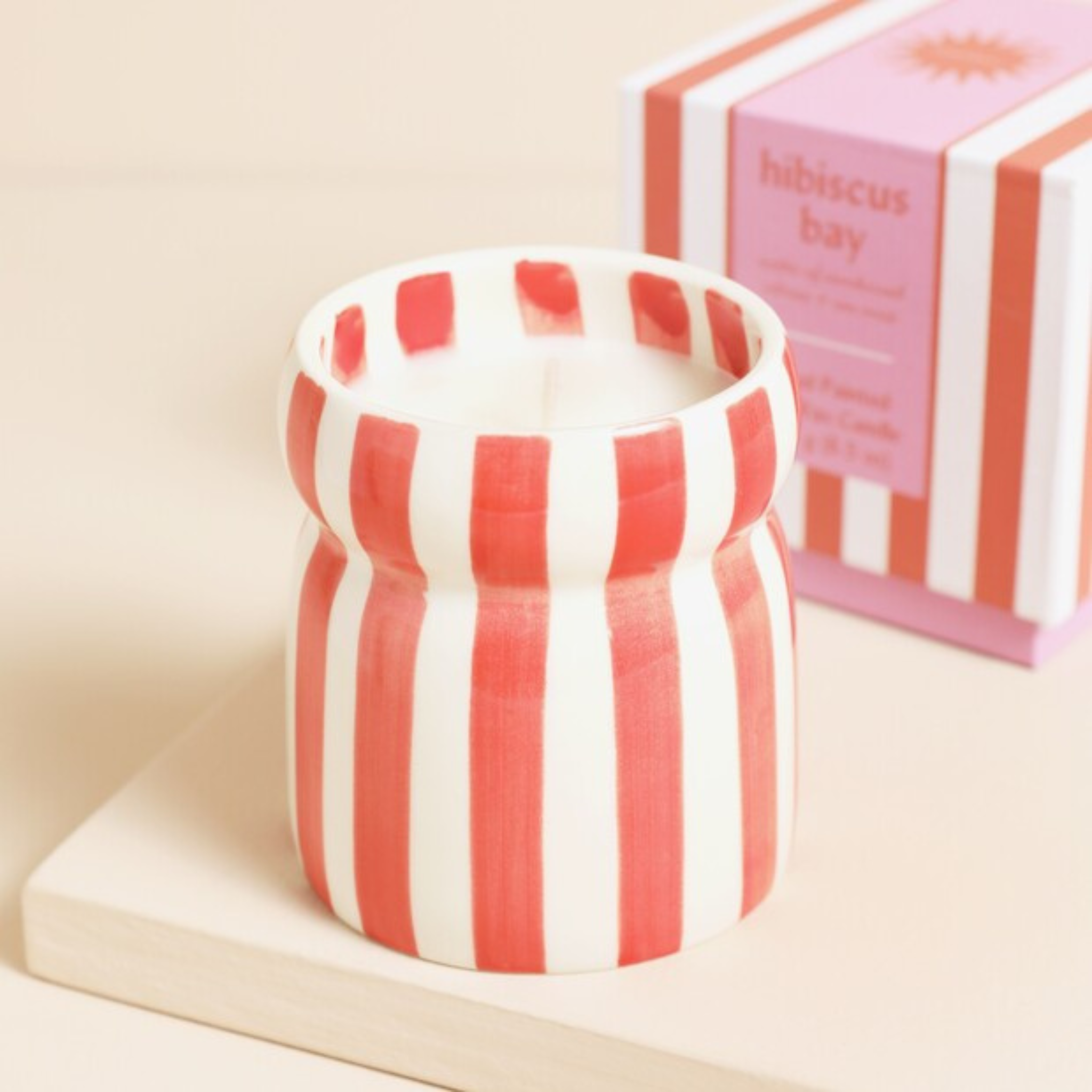 Cabana Keramik Kerze – Hibiscus Bay