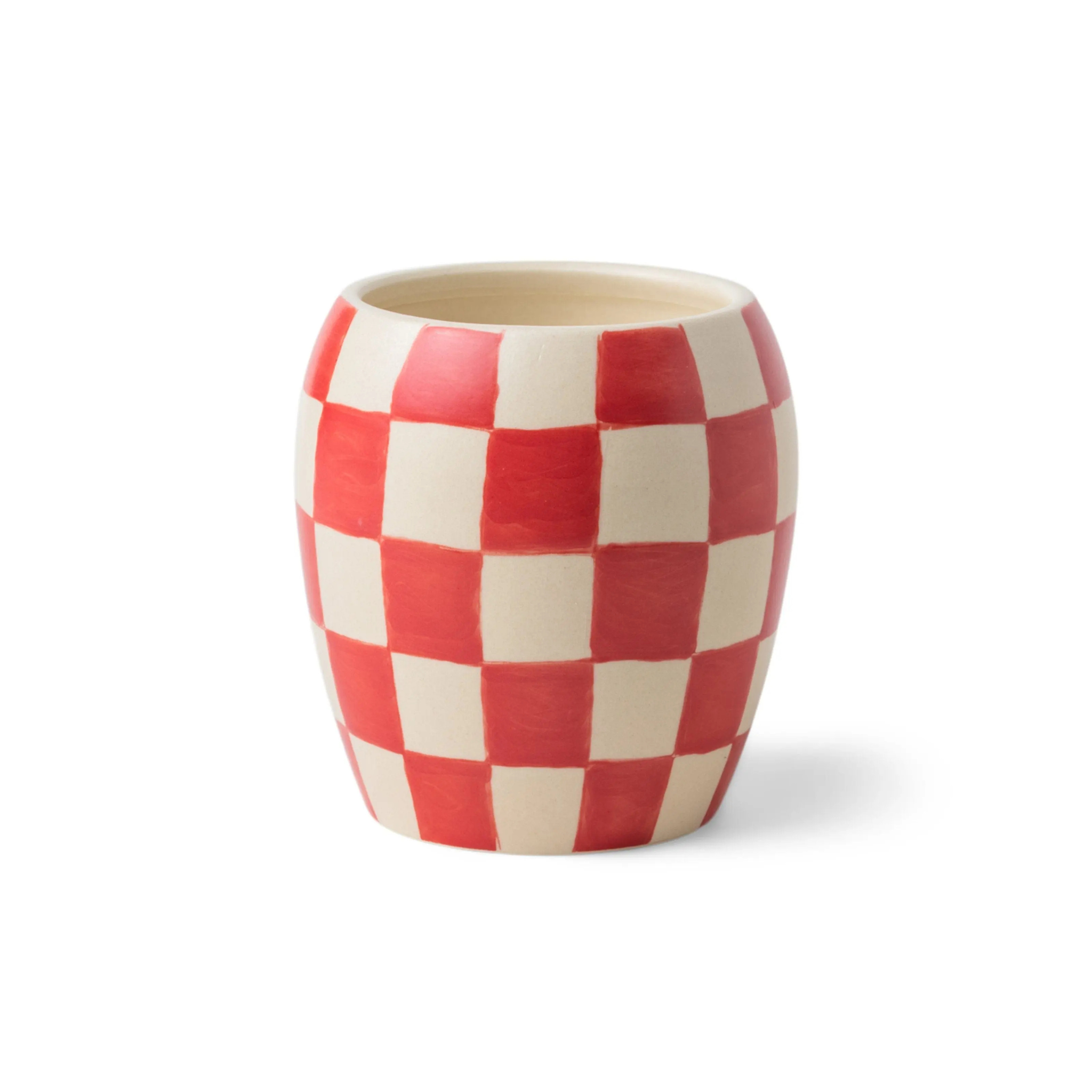 Porzellan Kerze "Rose & Santal"