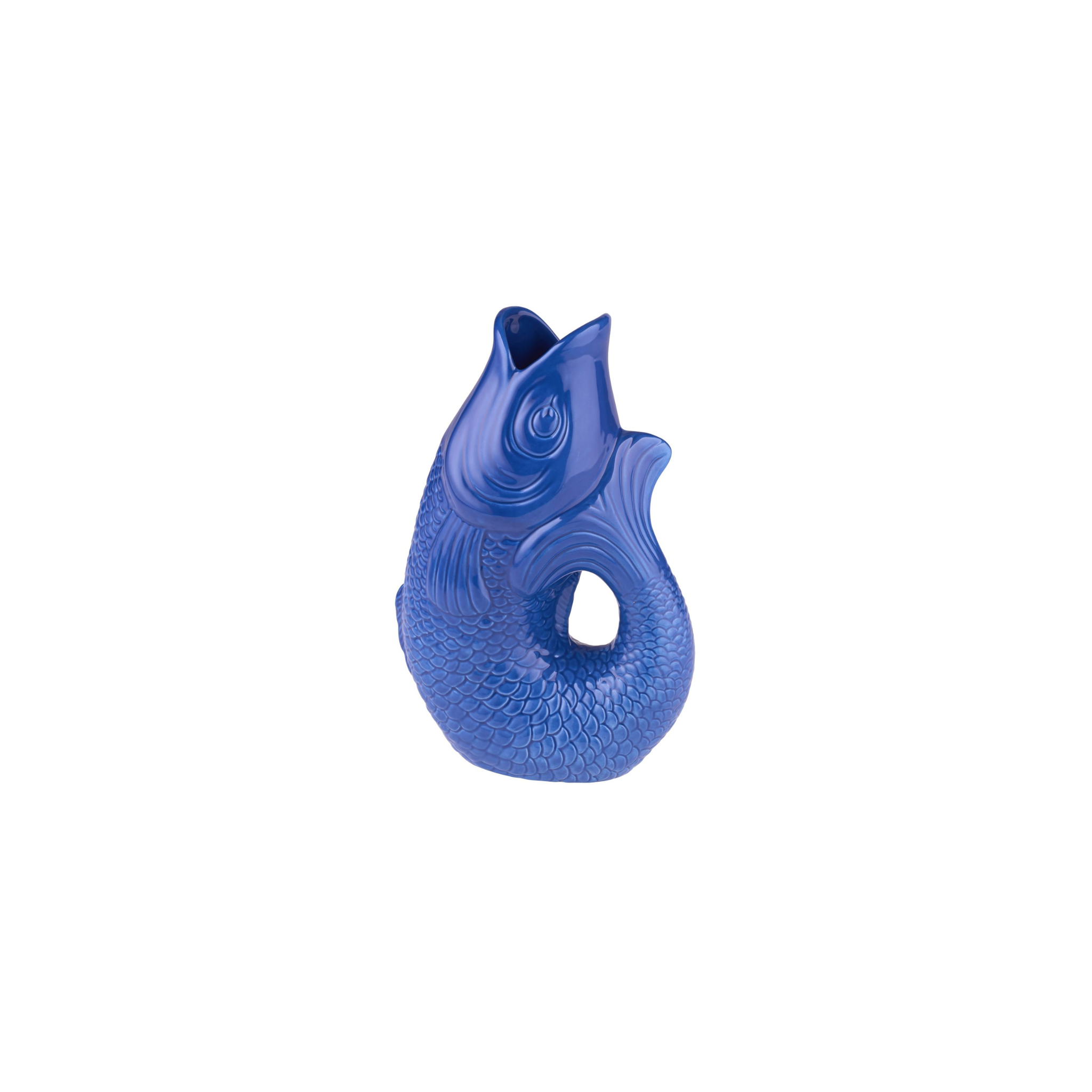 Monsieur Carafon Fischvase azure S