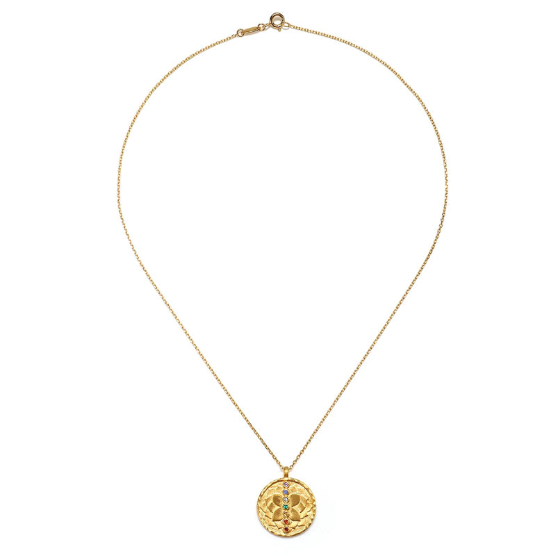 Chakra Lotus Necklace