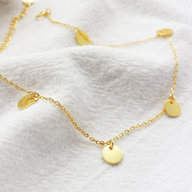 Tiny Coin Anklet