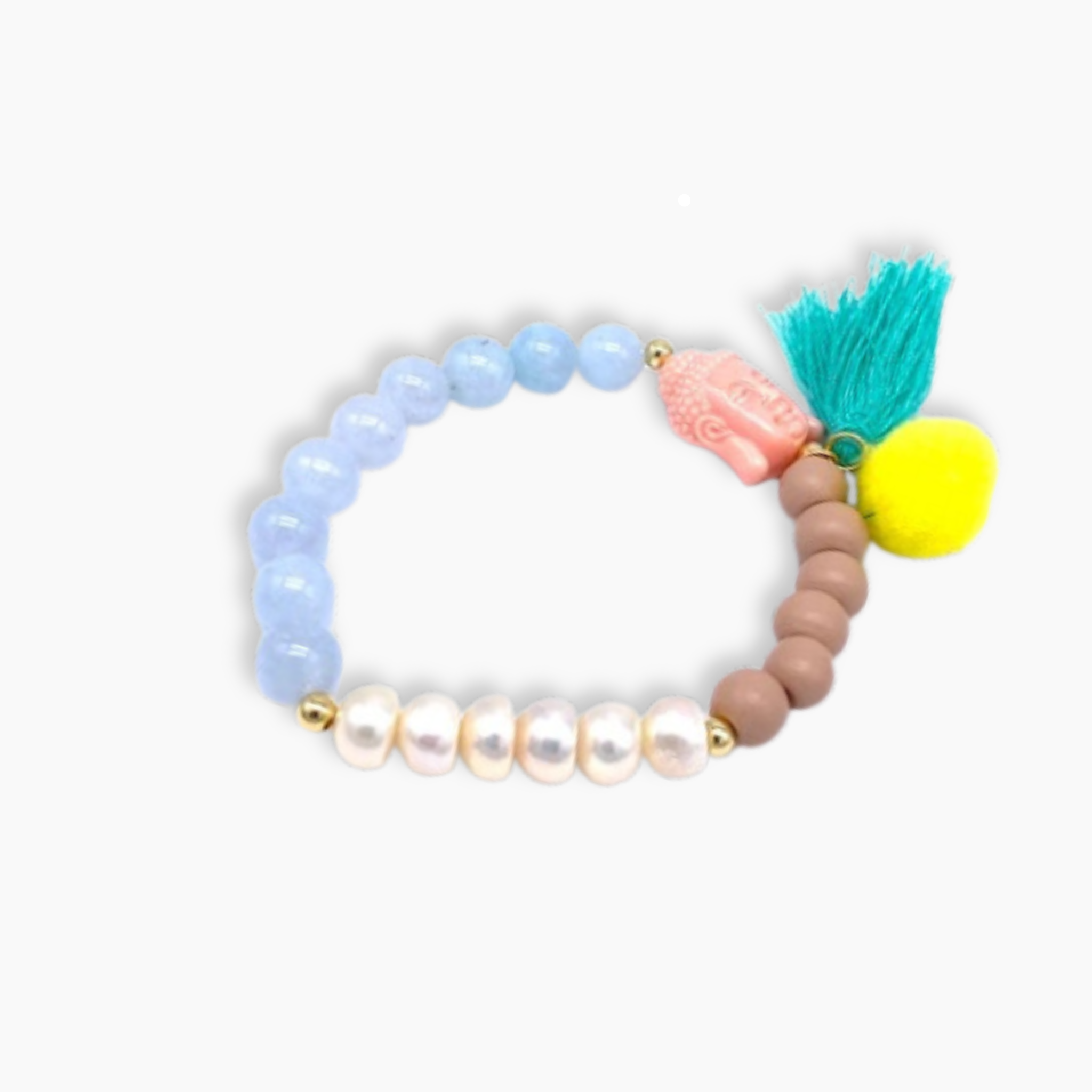 Pearly Buddha Bracelet