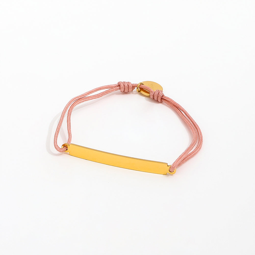 Badge String Bracelet